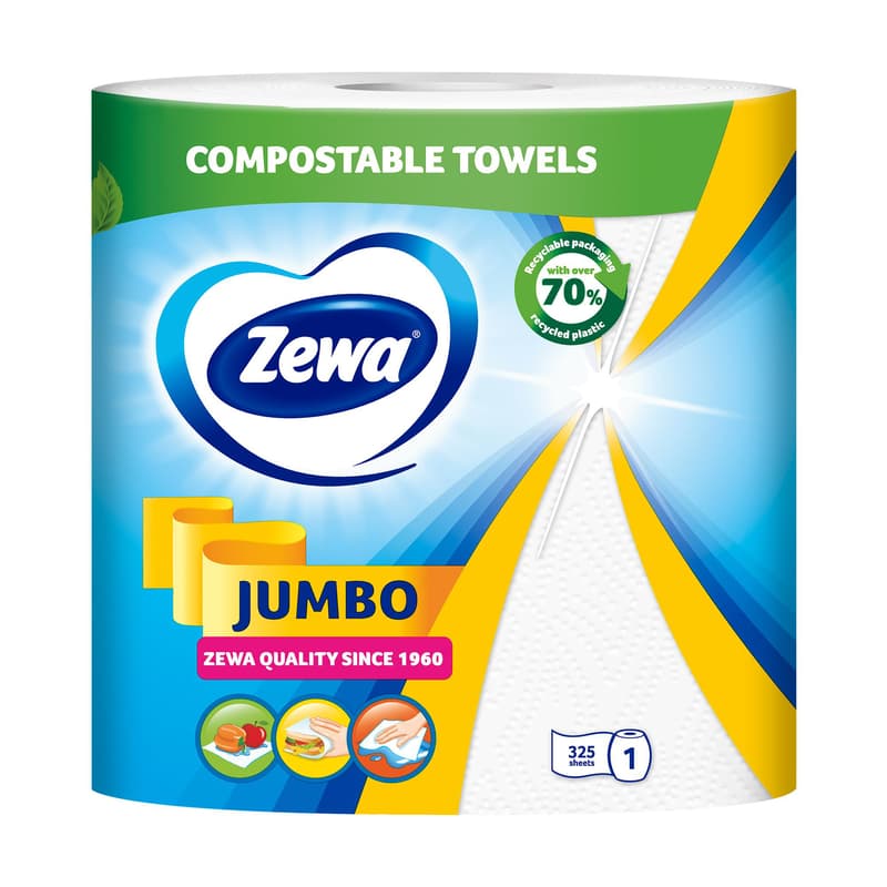 Zewa Jumbo Klassik kitchen towels 2 ply