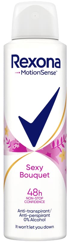 Rexona Motionsense Sexy bouquet strawberry & apricot antiperspirant spray