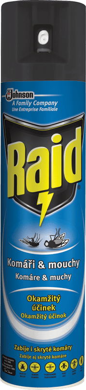 Raid Aerosol preparation against flying insects