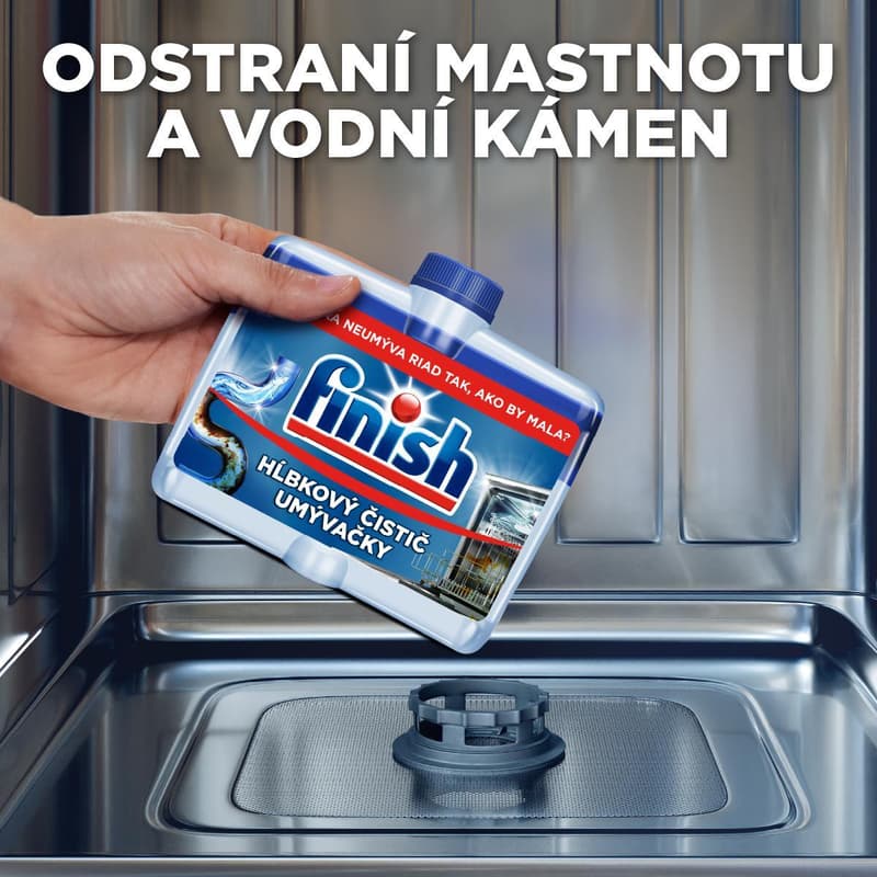 Finish Regular čistič myčky 2×250 ml