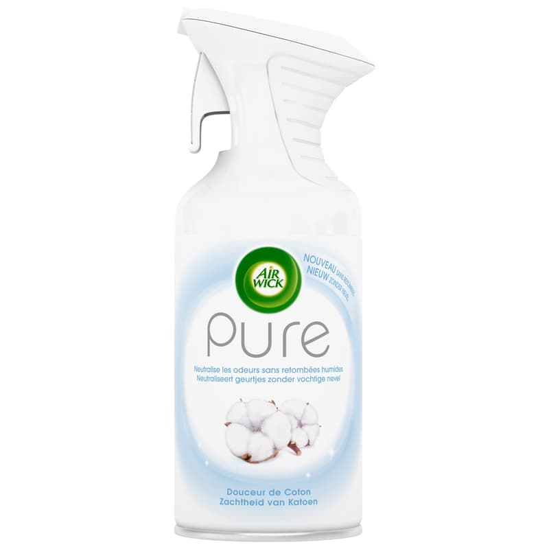 Air Wick Active Fresh osvěžovač vzduchu ve spreji – pure jemná bavlna