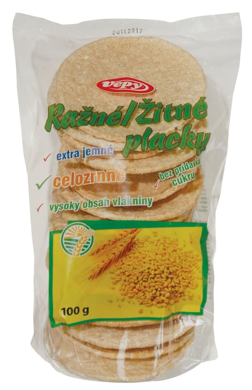 VEPY rye flat cakes wholegrain
