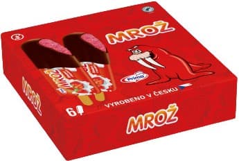 Mrož jahodový s tvarohem multipack (6×45 ml)