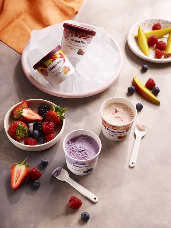 Häagen-Dazs Fruit Collect New Combi multipack 4x95ml