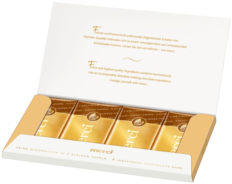 Merci coffee chocolate