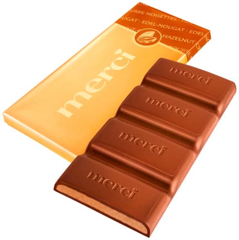 Merci nougat chocolate