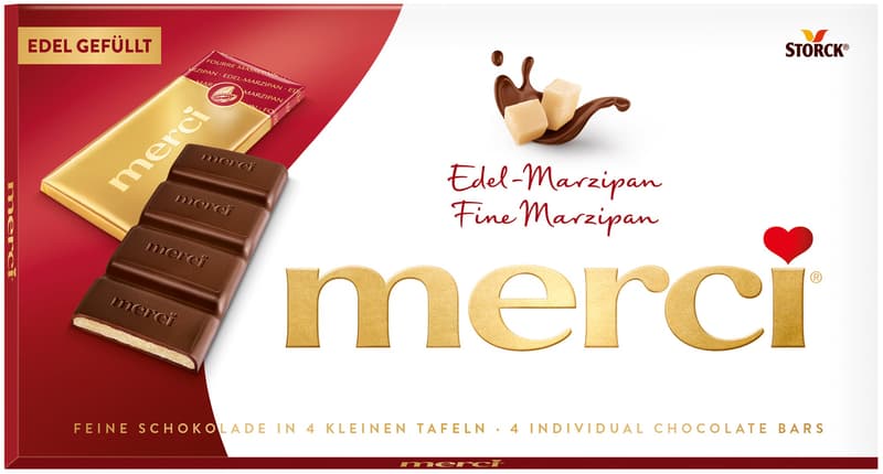 Merci marzipan chocolate