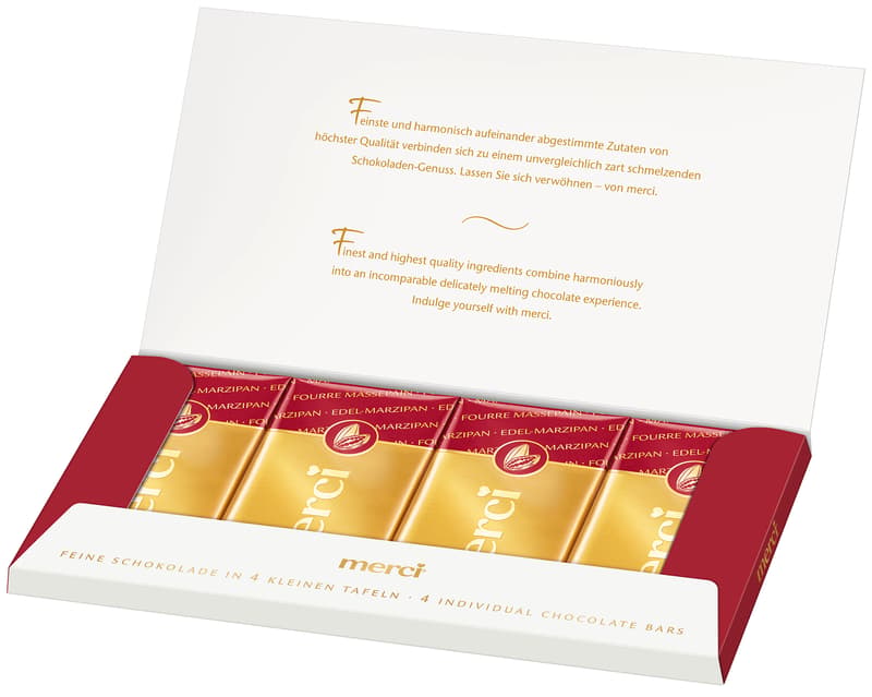 Merci marzipan chocolate