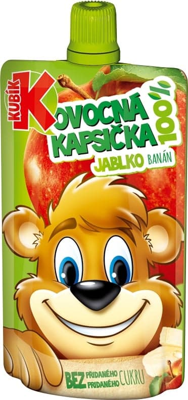 Kubík 100% fruit pocket apple-banana