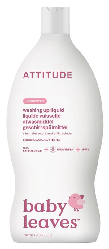 Attitude Prostředek na ruční mytí nádobí pro děti, bez vůně