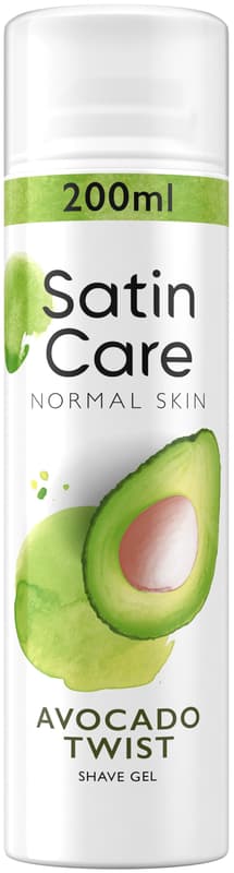 Gillette Satin Care Avocado Twist Shaving Gel