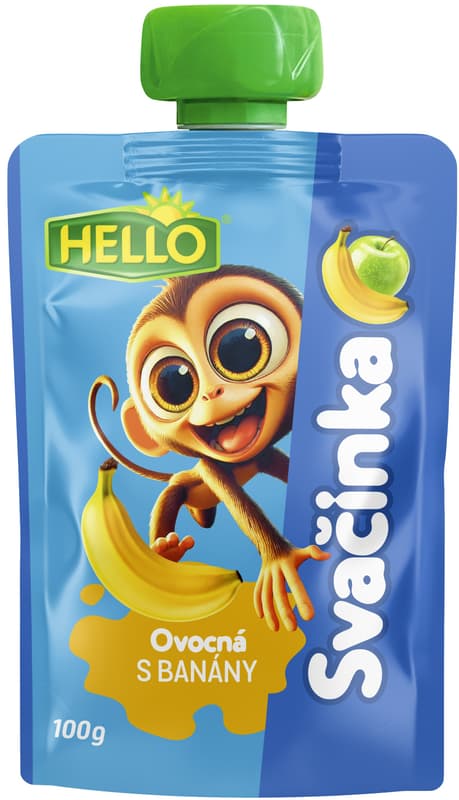 Hello Fruit snack with bananas and vitamin C