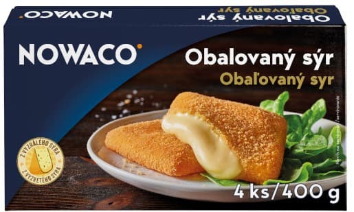 Nowaco Cheese Breaded Pre-Fried - Family packaging