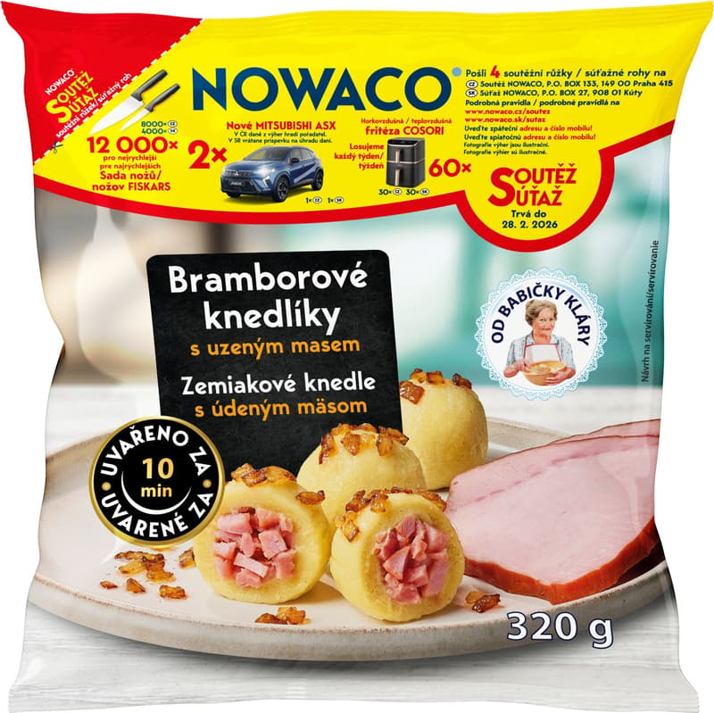 Dobroty babičky Kláry - Potato dumplings with smoked meat