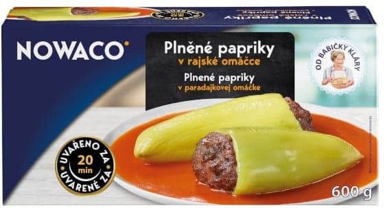 Dobroty babičky Kláry - Stuffed pepper with tomato sauce