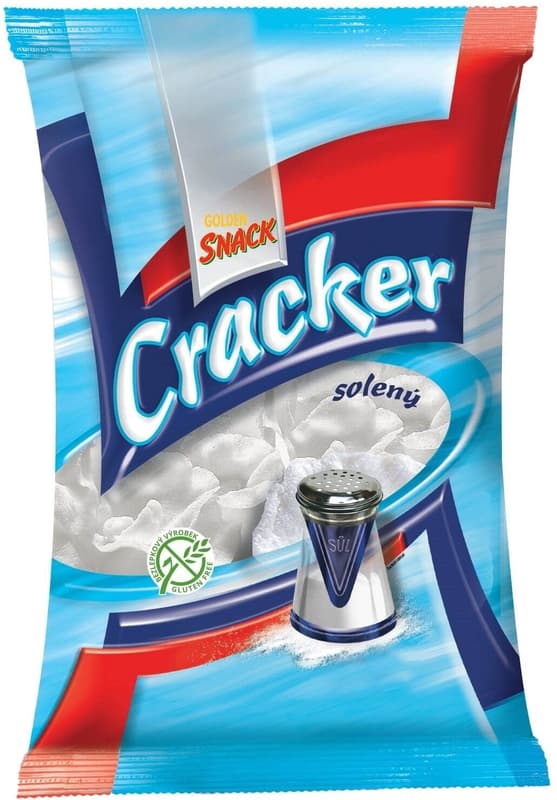 Golden snack Cracker salted