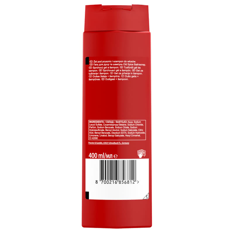 Old Spice Whitewater sprchový gel pro muže 3v1 se svěží vůní