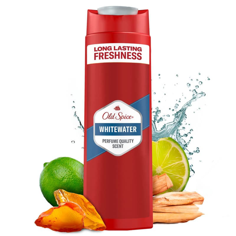 Old Spice Whitewater sprchový gel pro muže 3v1 se svěží vůní