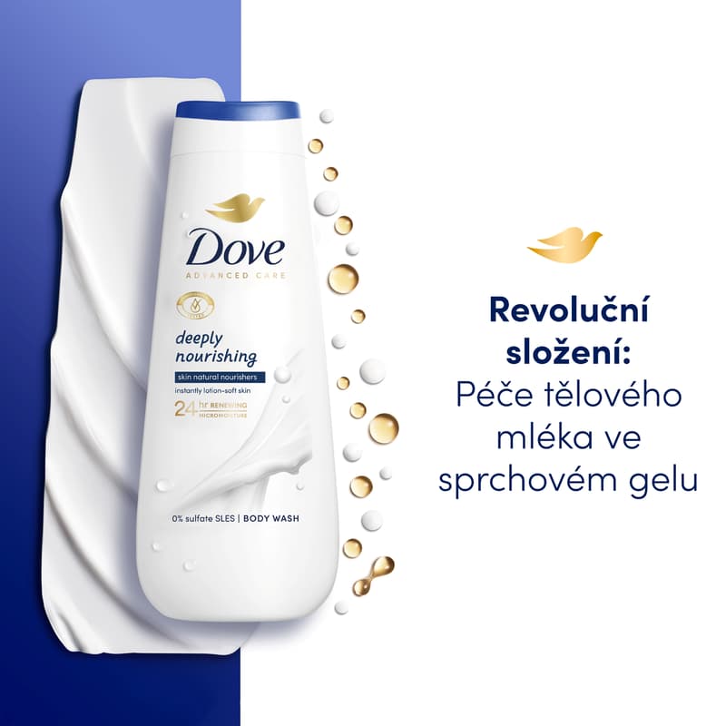 Dove Advanced Care Deeply Nourishing sprchový gel