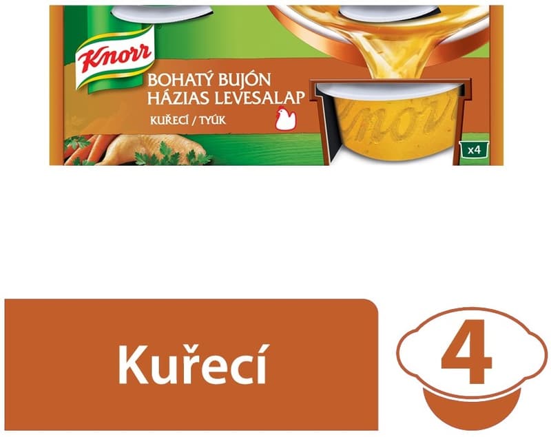 Knorr Bohatý Bujón kuřecí 2l (4x28g)