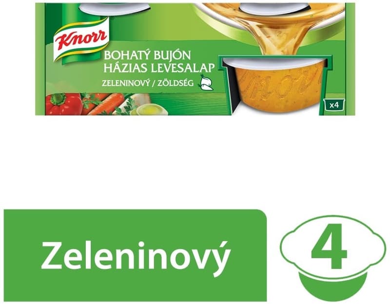 Knorr Rich Bouillon Vegetable 2l (4x28g)