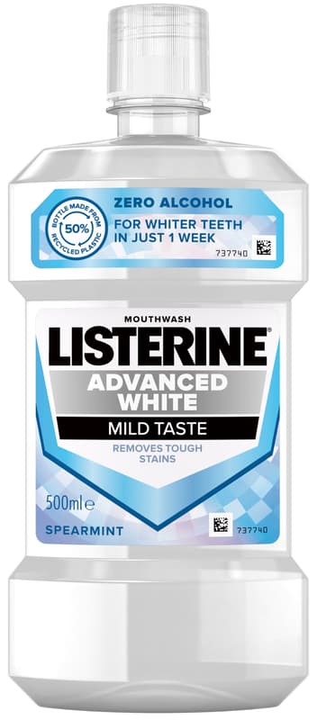 Listerine Advanced White Mild Taste Ústní voda