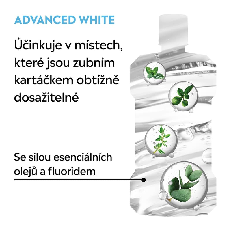 Listerine Advanced White Mild Taste Ústní voda