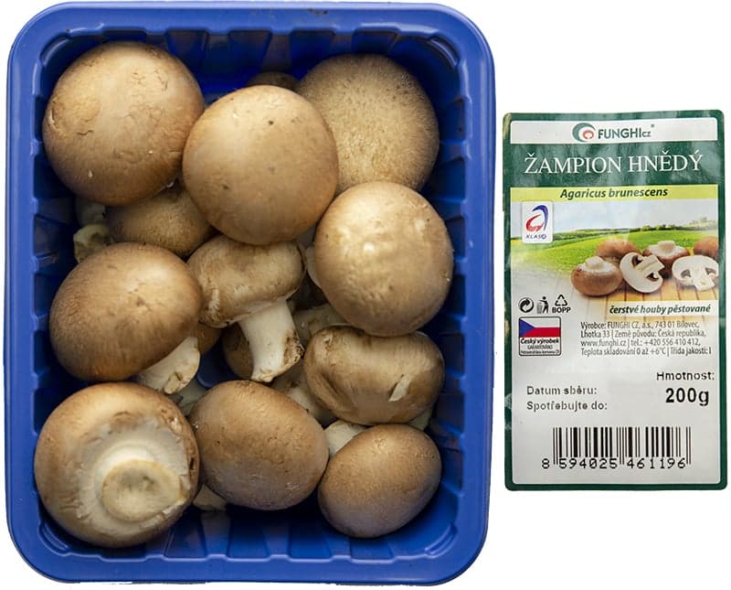 Brown mushrooms