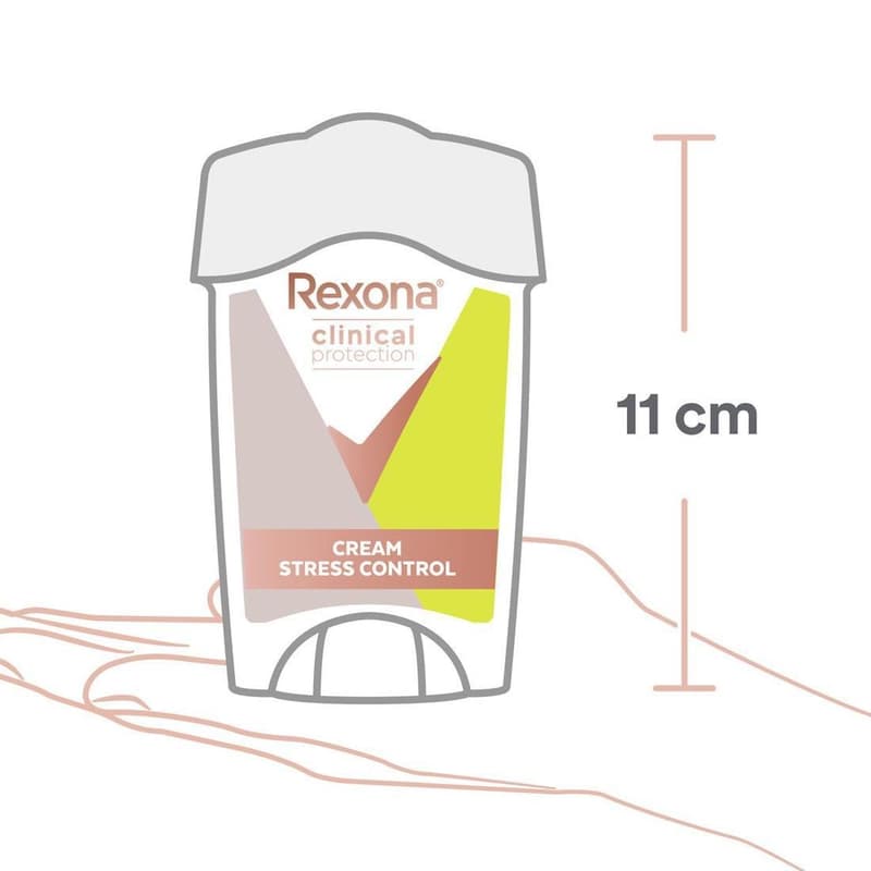 Rexona Antiperspirační krém maximum protection stress control
