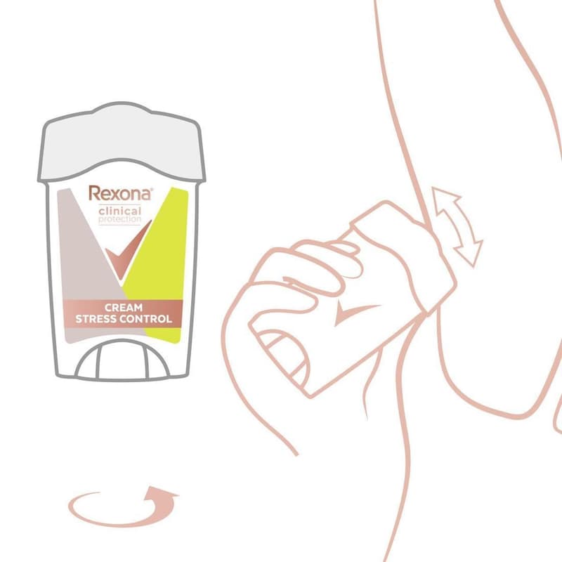 Rexona Antiperspirační krém maximum protection stress control