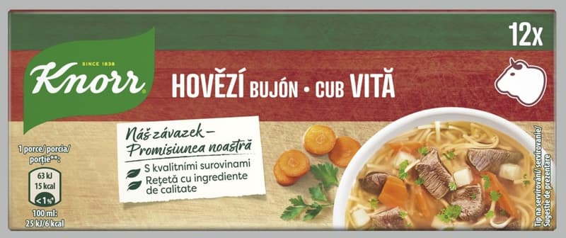 Knorr Broth Beef 6l (12x10g)