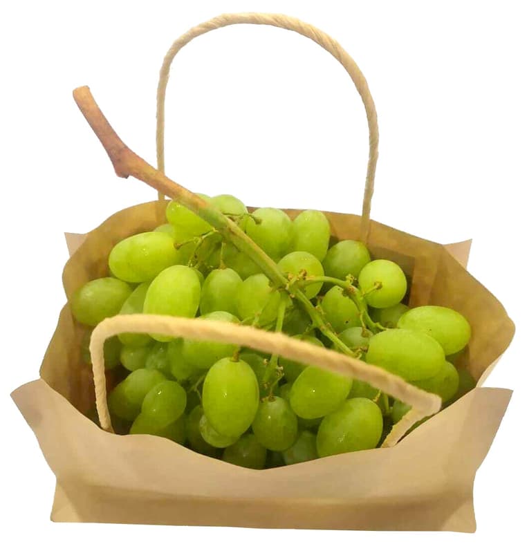 Hrozny bílé bezsemenné, balení