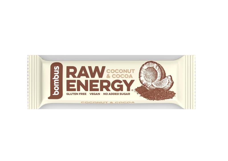 Bombus Raw energy cocoa & coconut bar