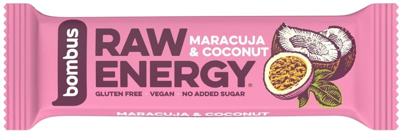 Bombus Raw energy maracuja & coconut bar