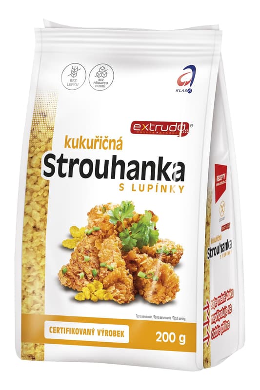 Extrudo Bezlepková kukuřičná strouhanka s lupínky