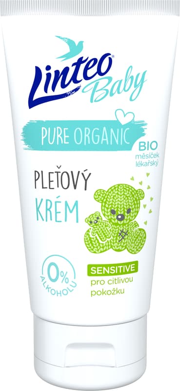 Linteo Baby pleťový krém s BIO měsíčkem lékařským