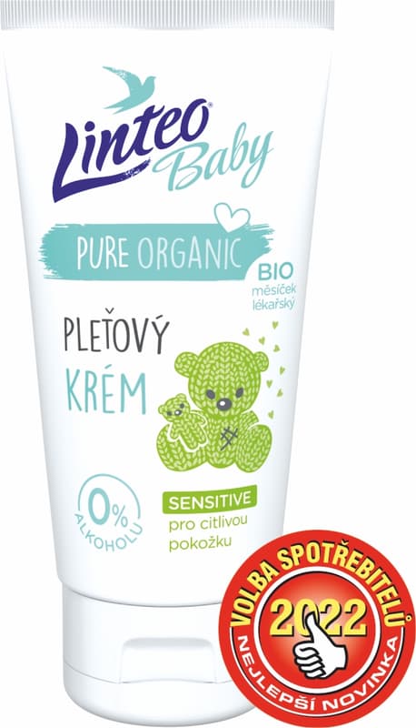 Linteo Baby pleťový krém s BIO měsíčkem lékařským