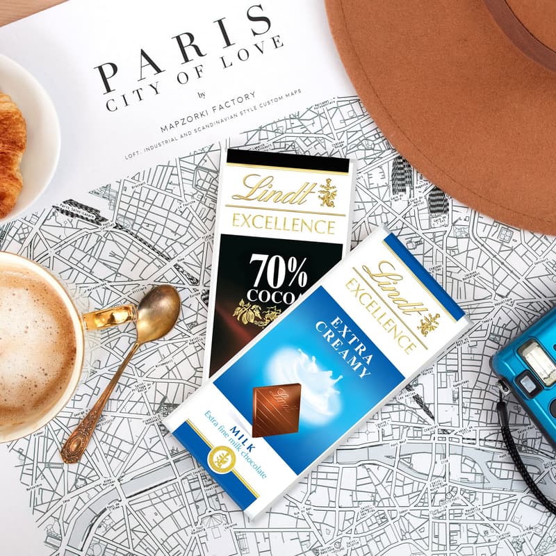Lindt Čokoláda EXCELLENCE Extra jemná mléčná