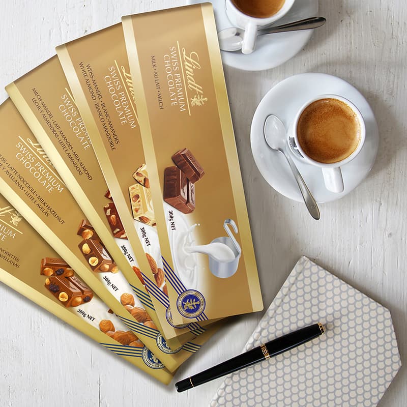 Lindt Chocolate Gold Tablet Swiss Milk