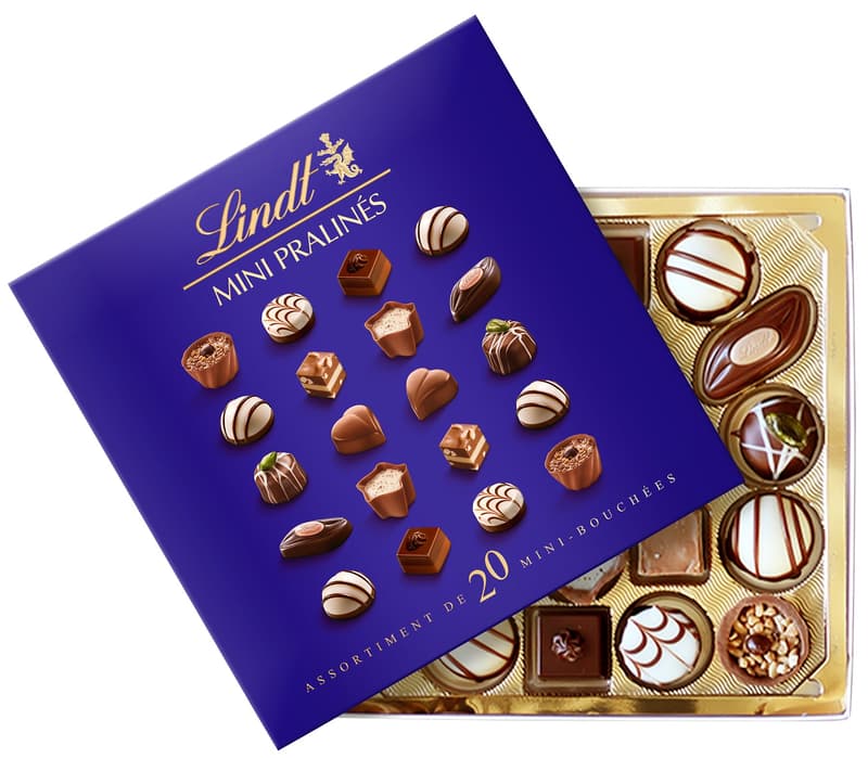 Lindt chocolate box Mini pralines