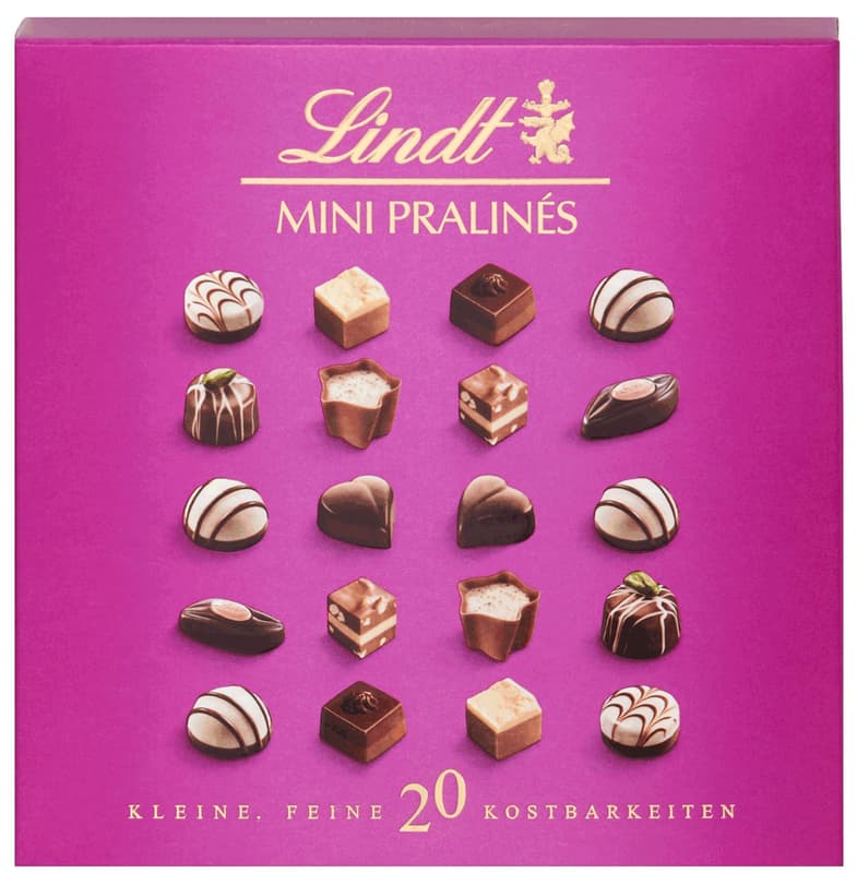Lindt chocolate box Mini pralines