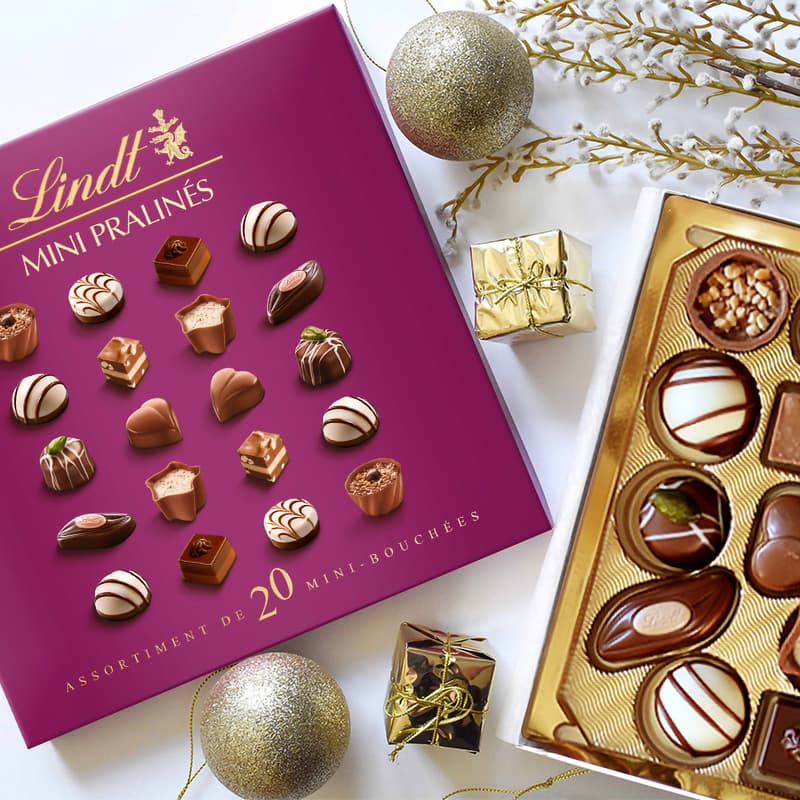 Lindt chocolate box Mini pralines