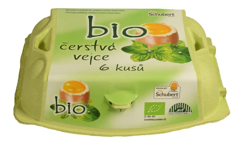 Schubert BIO Natur egg M 6pcs