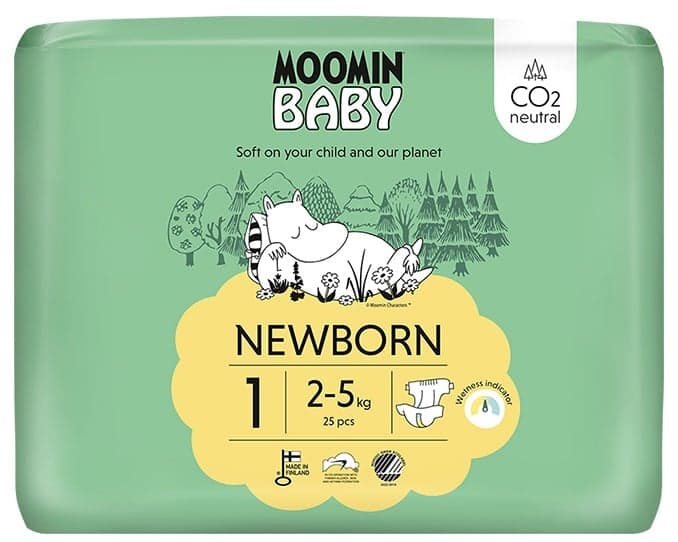 Muumi Baby ECO Disposable diapers newborn 1 (2-5 kg)