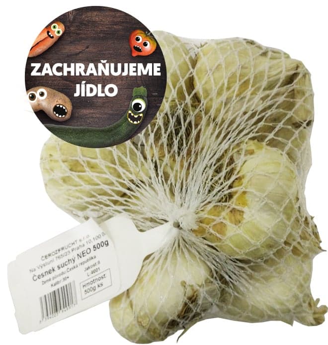 Česnek "ošklivák" český, síť