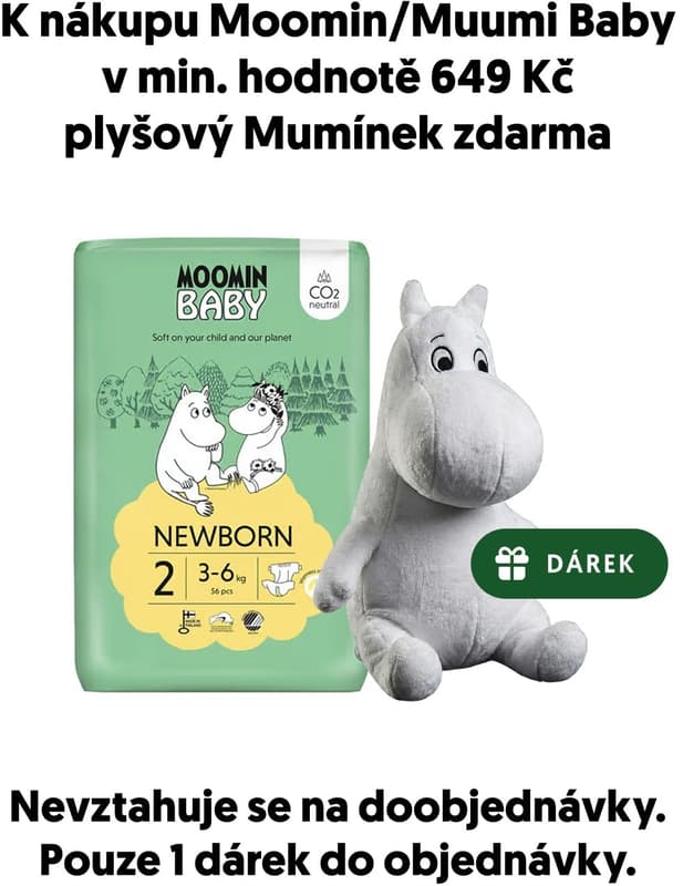 Muumi Baby ECO Disposable diapers mini 2 (3–6 kg)