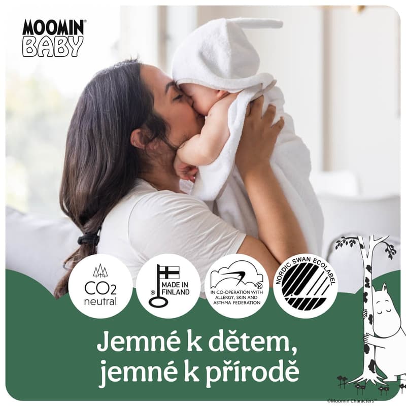 Muumi Baby ECO Disposable diapers junior 6 (12–24 kg)