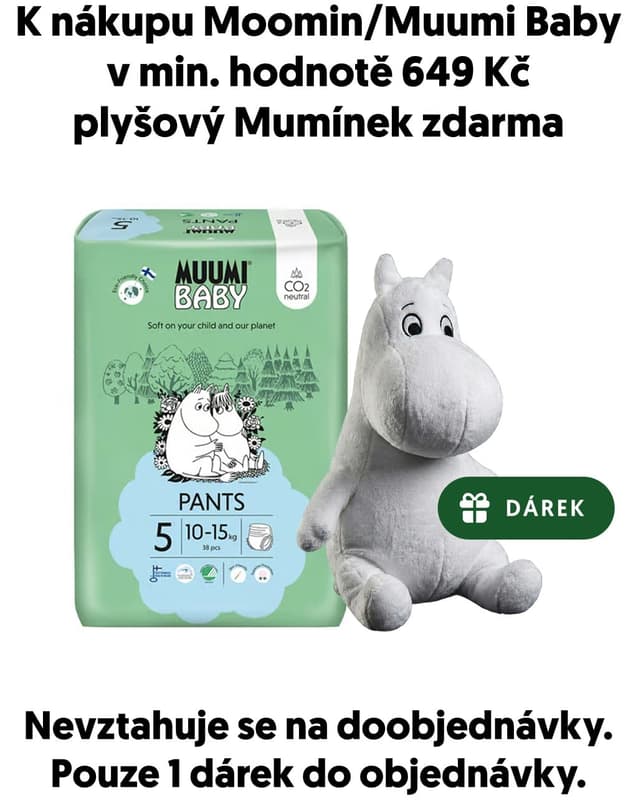 Muumi Baby ECO Diaper pants walkers maxi+ 5 (10–15 kg)