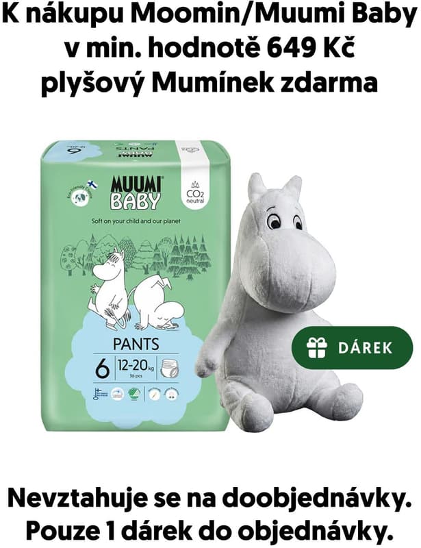 Muumi Baby ECO Diaper pants walkers junior 6 (12–20 kg)