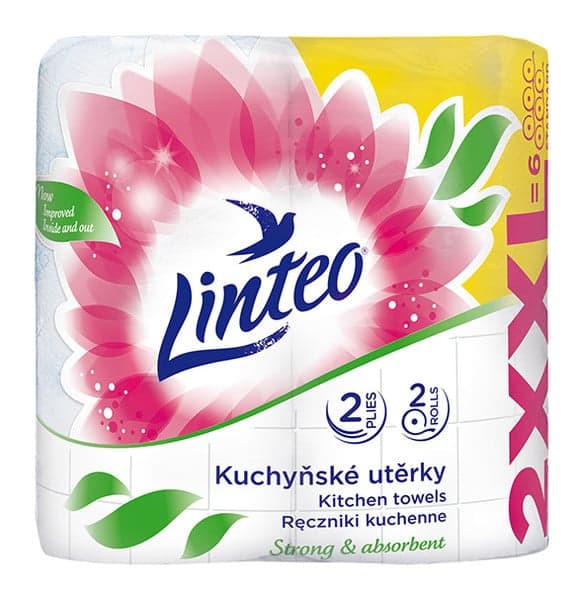Linteo Kitchen towels XXL, 2-ply
